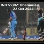 India Vs New Zealand Dharamshala 22 October 2023 World Cup Tickets