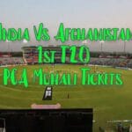 India Vs Afghanistan 1st T20 ''Mohali'' Tickets ~ 11 January 2024