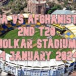 India Vs Afghanistan 2nd T20 'Indore Tickets' 14 January 2024