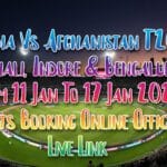 IDFC T20I'' India Vs Afghanistan Mohali, Indore & Bengaluru Tickets 2024