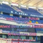 India Vs South Africa 1st ODI - JSCA Ranchi Match Tickets 30 November 2025