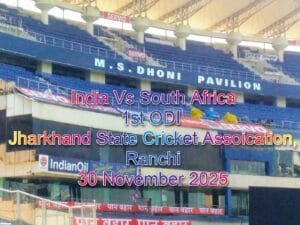 India Vs South Africa 1st ODI – JSCA Ranchi Match Tickets 30 November 2025