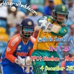 India Vs South Africa 3rd T20 Dharamshala Match Tickets 14 December 2025