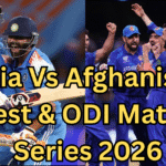 Afghanistan Tour Of India 2026 - India Vs Afghanistan Schedule, Match List, Tickets, Team Squad