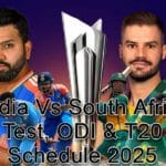 India Vs South Africa Test, ODI & T20 Match Tickets Booking Online Process 2025