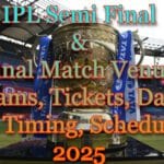 IPL Qualifier, Eliminator, Semi Final & Final Match Tickets Booking Process 2025