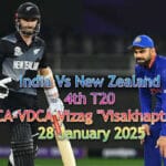 India Vs New Zealand Tickets For 4th T20 - ''Vizag/Visakhapatnam''| 28 January 2026