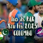 T20 World Cup 2026 : India Vs Pakistan Tickets 15th February 2026 At Colombo