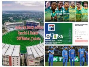 India Vs South Africa Ranchi & Raipur Tickets Sold Out