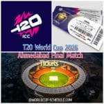 T20 World Cup 2026 : Ahmedabad Final Match Tickets 
