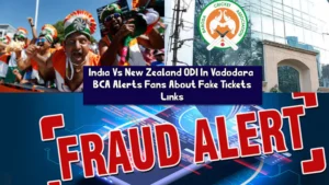 India Vs New Zealand ODI In Vadodara : BCA Alerts Fans About Fake Tickets Links