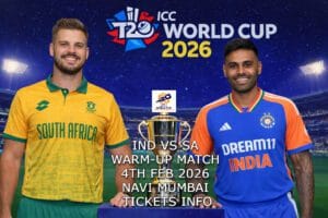 India Vs South Africa Warm Up T20 World Cup DY Patil Navi Mumbai Tickets 2026