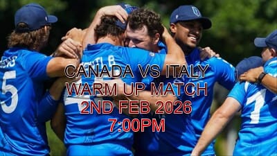 Canada Vs Italy Warm-UP Match Schedule, Tickets, Squad, Today Match Predication