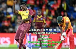 Zimbabwe Vs West Indies Super 8 T20 WC Mumbai Tickets 23 FEB 2026
