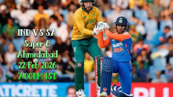 India Vs South Africa Super 8* Ahmedabad Tickets 22 Feb 2026