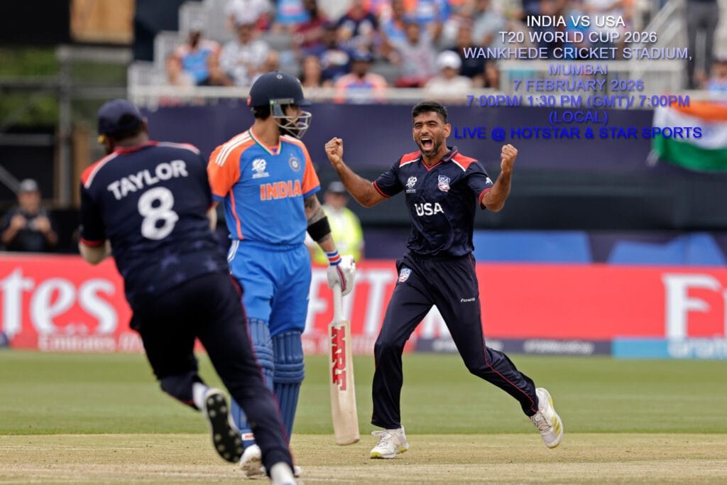 India Vs USA T20 World Cup Mumbai Match Tickets, Schedule, Match Predication``