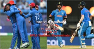 India Vs Afghanistan 1st ODI 'Dharamshala' Tickets 14 June 2026