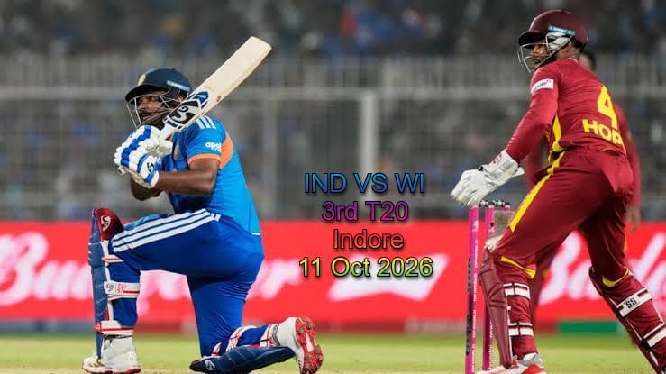 India Vs West Indies **3rd T20** - Indore Tickets @ 11 Oct 2026