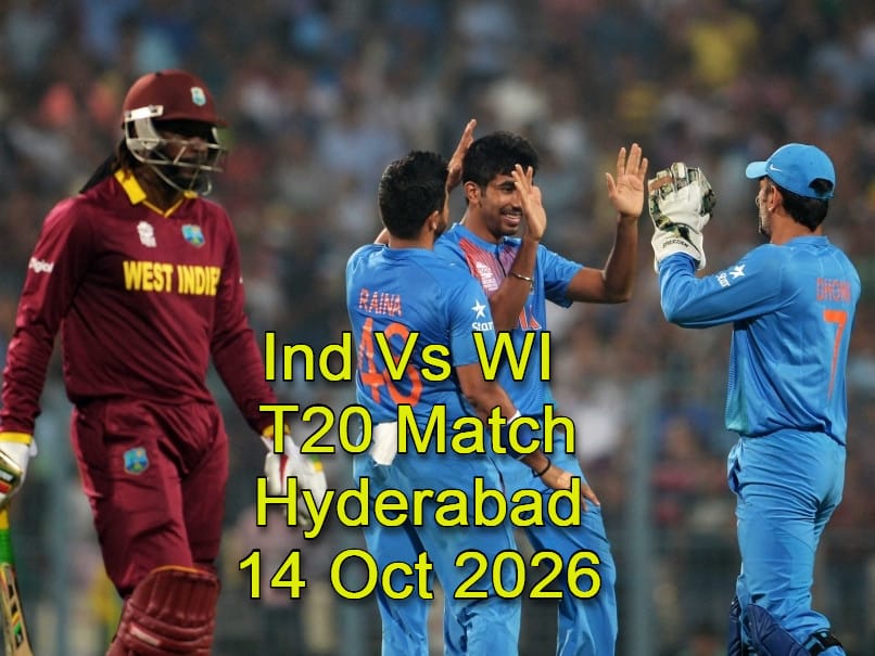 India Vs West Indies 4th T20''Hyderabad Match Tickets